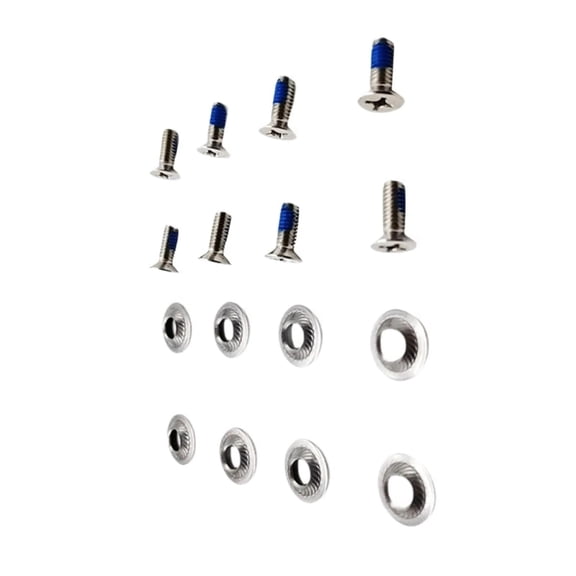 8Pcs Professional Snowboard Fasteners Cold Resistant Secure Binding Adjustment