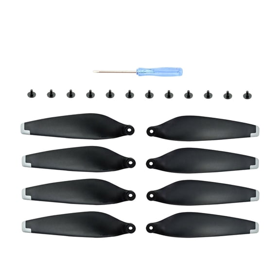 8Pcs Props Replacement , Airscrew Parts Premium Material Low Noise Wing Fans ,  Edge