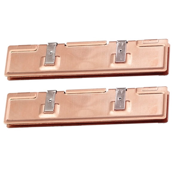 8Pcs Pure Copper RAM Heatsink Radiator for Ram Memory Cooler Cooling Heat Sink Desktop Memory Radiator DDR2 DDR3 DDR4,8 x Heatsink,copper