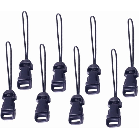 8Pcs Qd System Connector Strap Set Quick Release Adapter for Camera Straps Loops and Clips Versatile Use with Neck Crossbody