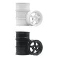 thumbnail image 1 of 8Pcs RC Car Wheel Rim Wheel Hubs for 1/:10 Scale RC Car Model, 1 of 8