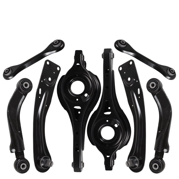 8Pcs Rear Control Arms w/Bushings Upper & Lower Kit for Ford Escape 2013-2019