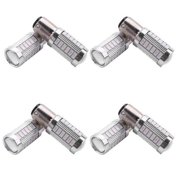 8Pcs Red 1157 P21/5W Bay15D Super Bright 33 Smd 5630 5730 Led Auto Brake Lights Fog Lamp 21/5W Car Light Stop Bulbs