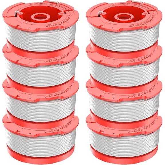 8Pcs Replacement Auto Feed Line Spool for Grass Trimmer, 0.065 Inch Nylon Trim Line, Compatible with Craftsman Weed Eater CMZST065 CMZST0653 CMCST900 CMESTA900 CMESTE920, Durable ABS Spool