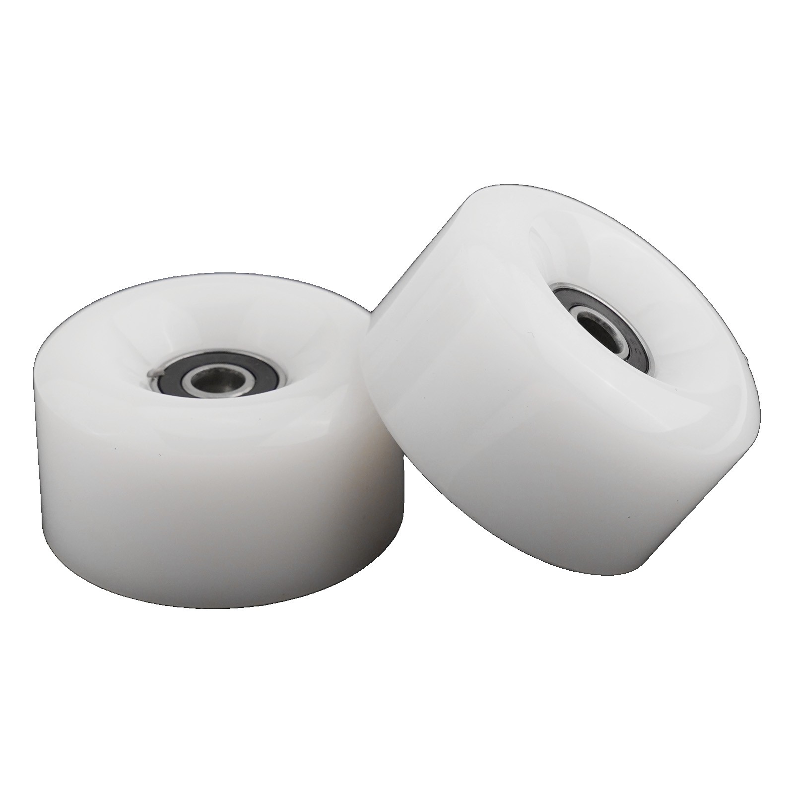 8Pcs Roller Skate Wheels With Bearings 2 Toe Stoppers For Quad Skates