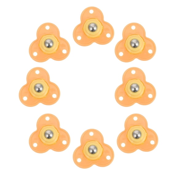 8Pcs Self Adhesive Mini Caster Wheels, 360 Degree Rotation, No Noise When Using, Free Movement with No Limitation, Suitable for Trash Cans, Flower Pots, Storage Boxes