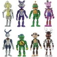 8Pcs/Set 6.3in Inspired by Game Toys Bonnie Blue Mascot FNAF Action