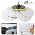 thumbnail image 1 of 8Pcs/Set Car Polishing Pad Set Wool Buffing Wheel Tool 80mm 150mm 180mm Drill Polish Disc Kit For Car Polisher Pad Drill Adapter, 1 of 5