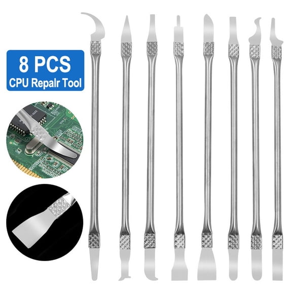 8Pcs/Set Metal Spudger Disassemble for Crowbar Phone Repair Tools CPU Chips Pry