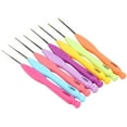 8Pcs/Set Plastic Handle Sewing Kit Weave Crochet Hooks Kit