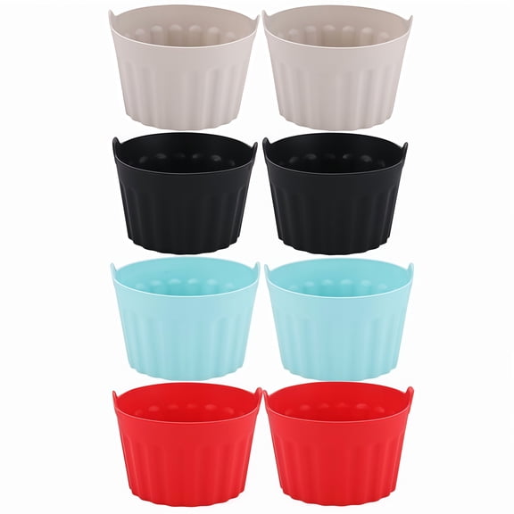 8Pcs Silicone Cake Baking Molds Set For Delicious Baked Treats