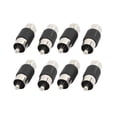 thumbnail image 1 of 8Pcs Single RCA Phono Coupler Male to Male Audio Converter Adapter, 1 of 3