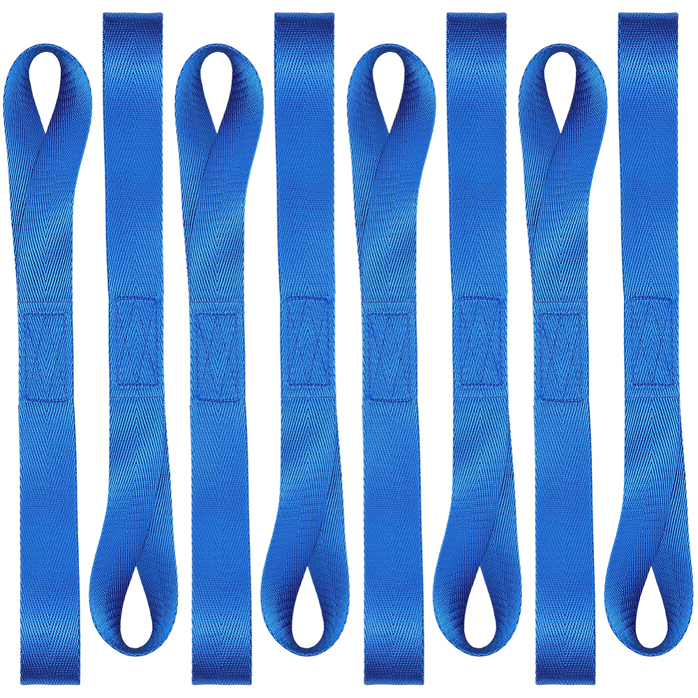 Loop Straps 8Pcs Soft Loop Tie Down Straps 1200lbs Load Capacity Tie-Down Loops ...