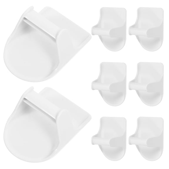 TABLZONE White Adhesive Spray Bottle Holders for Home Storage and Organization, Easy to Install, No Marks, Wall Rack