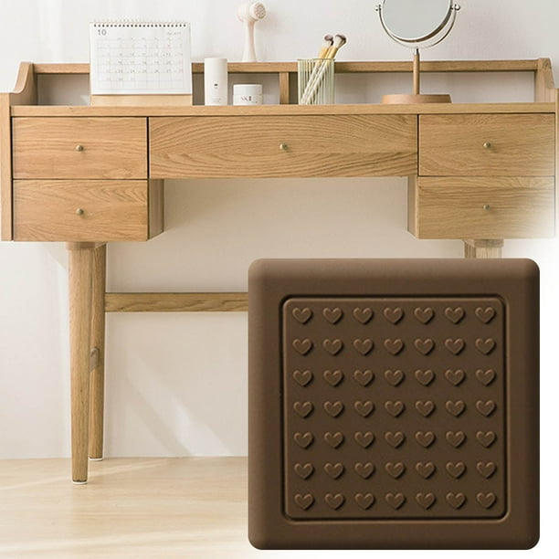 8pcs square silicone chair leg caps feet pads furniture table covers wood floor protectors hotsell
