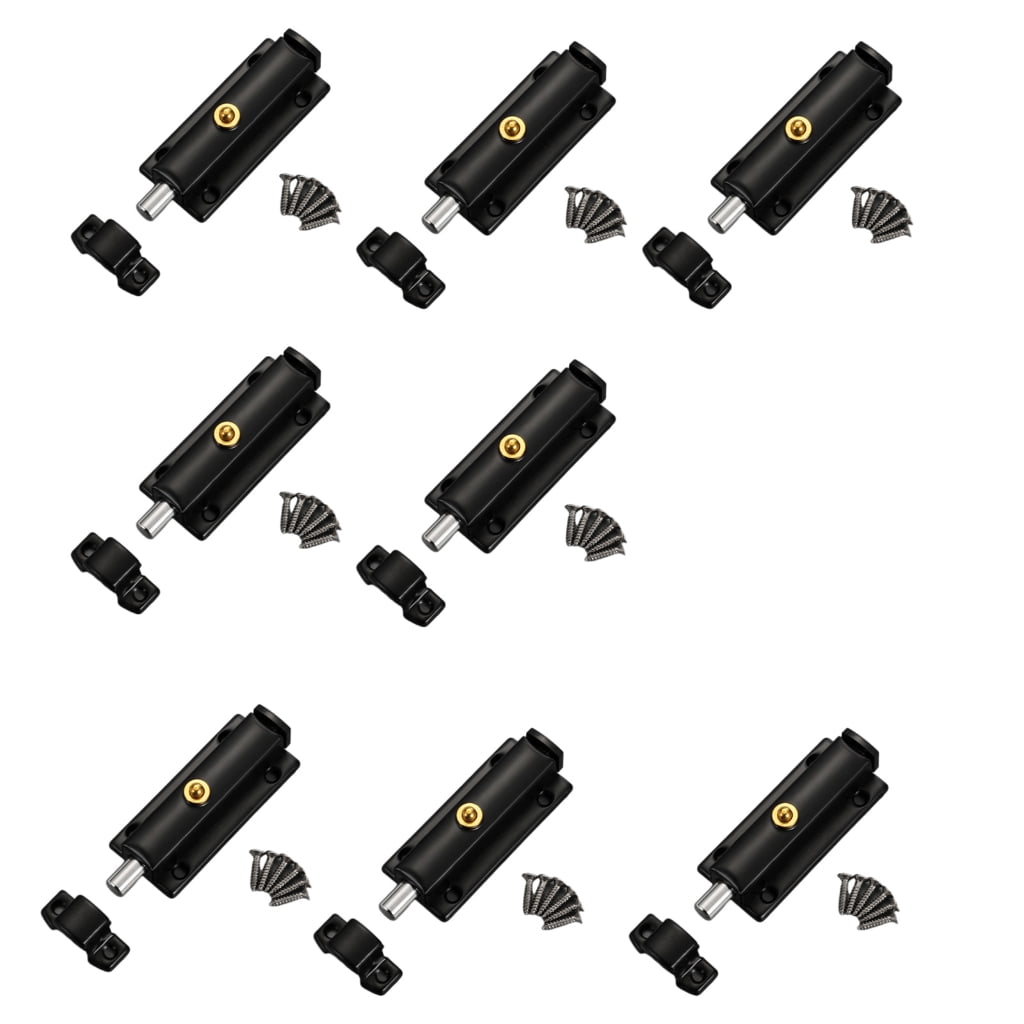 8Pcs Stainless Steel Automatic Spring Door Latches Bolt Door Hardware ...