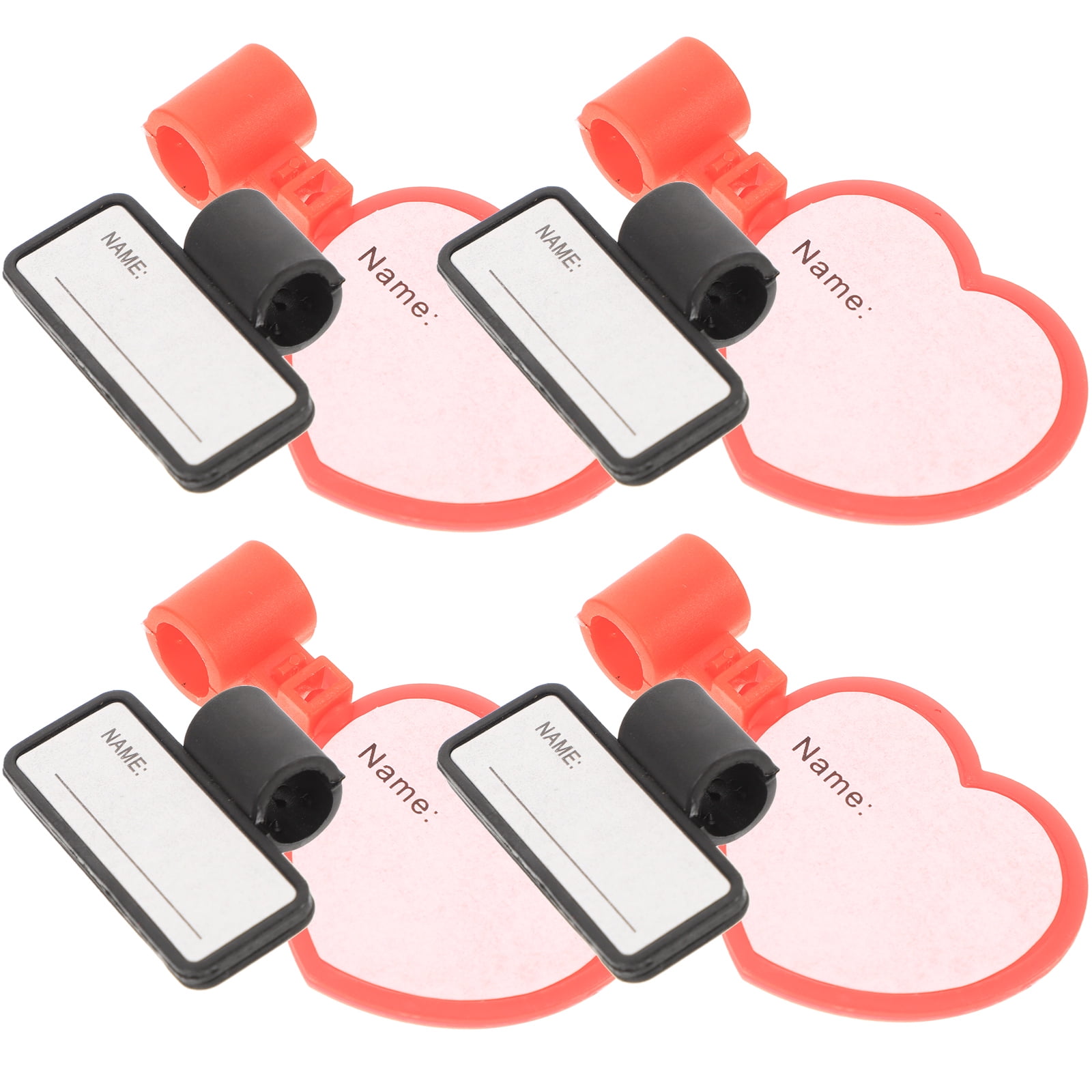 8Pcs Stethoscope ID Tag Reusable Name Tags Stethoscope Card Clip Stethoscope ID Labels for Gift