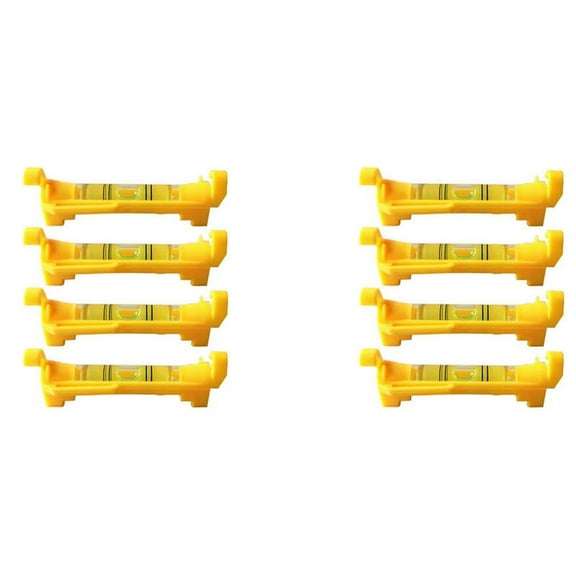 8Pcs String Level Hanging Line for Leveling Surveying, Trades, Bricklaying, Etc. (Yellow)