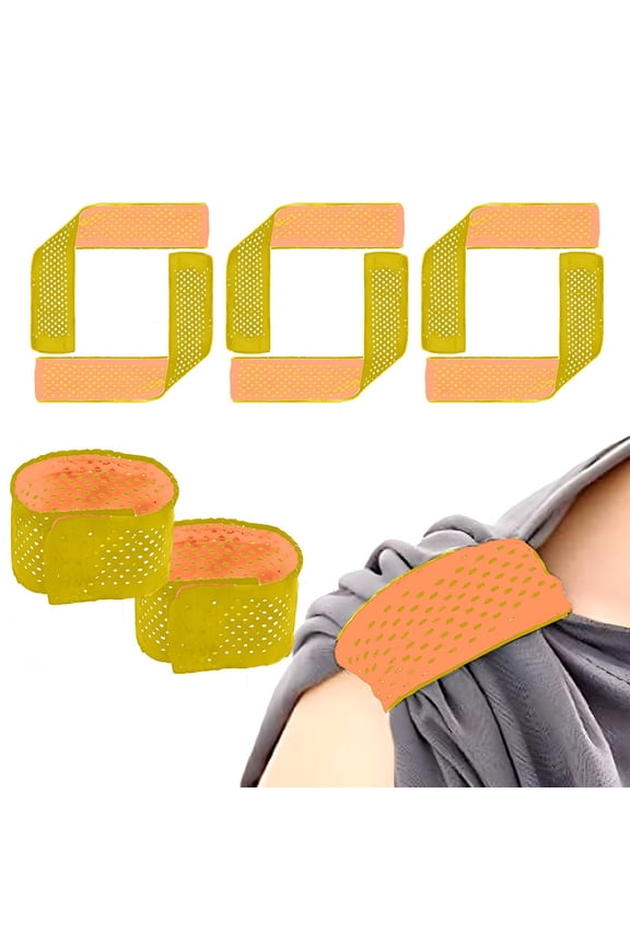 8Pcs T-Shirt Sleeve Fixing Straps, Breathable Mesh Fabric, Reusable Strong Adhesion, Non-Slip Stabilization, Double-Sided Paste, for Sports Workout Long Sleeve Anti-Slip Fixed Daily Wear