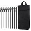 8Pcs Tent Stakes Beach Tent Pegs Heavy Duty Ground Stakes For Outdoor Camping Sport Supplies (5 + Person Tent)