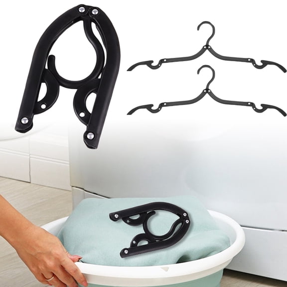 8Pcs Travel Hangers Cruise Ship Essentials Portable Folding Clothes Hangers Travel Accessories Foldable Clothes Drying Rack(8X12.5Cm)