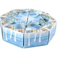 thumbnail image 1 of 8Pcs Triangular Cake Shaped Paper Gift Box Cardboard Candy Dessert Packaging Boxes for Baby Shower Birthday Party, 1 of 7