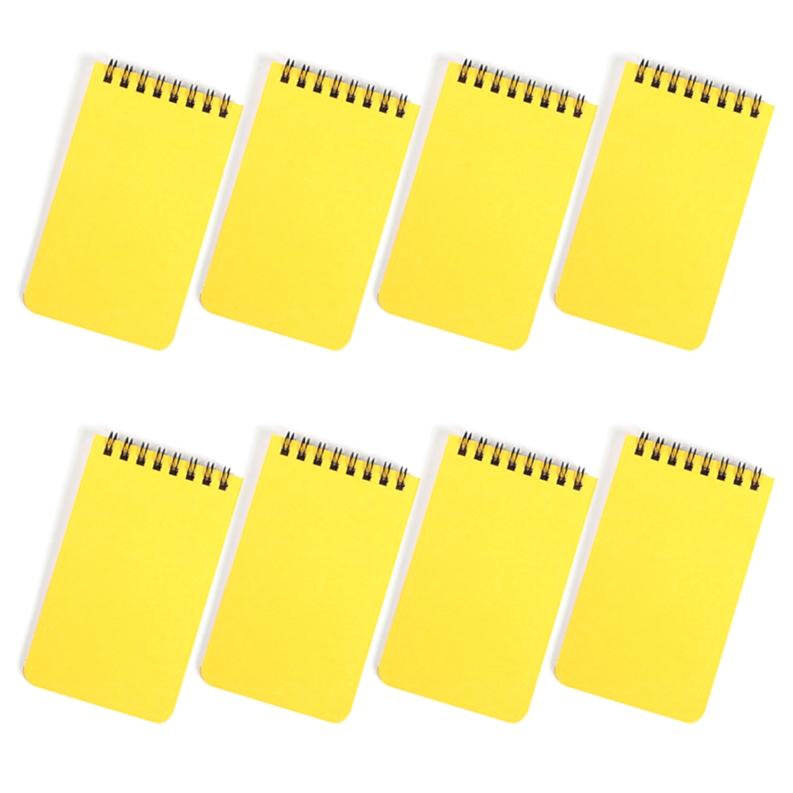 8Pcs Twin Coil Binding Notebook 80 Sheets Unlined 3x4.3Inch Small Notepads Writing Pad Pocket Notebook for Writing