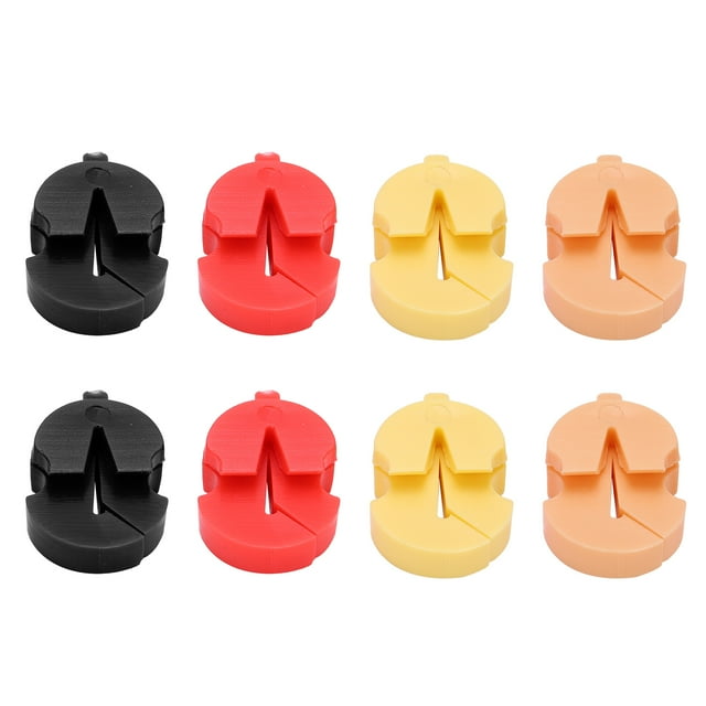 8Pcs Violin Practice Mute Rubber Portable Tourte Style Mutes Violins