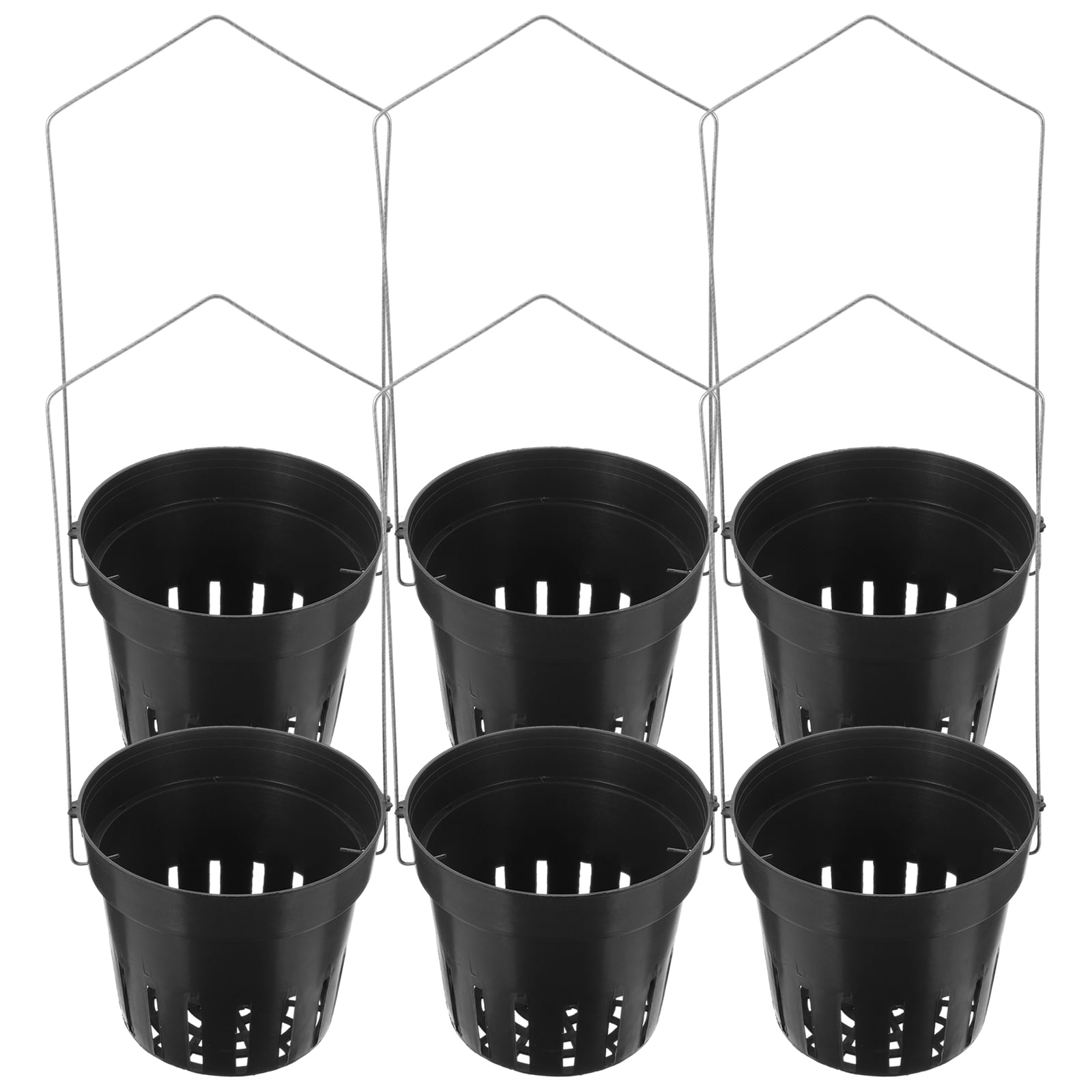 8Pcs Wall Hanging Balcony Planter Garden Hanging Plant Pot Wall Flower Pot