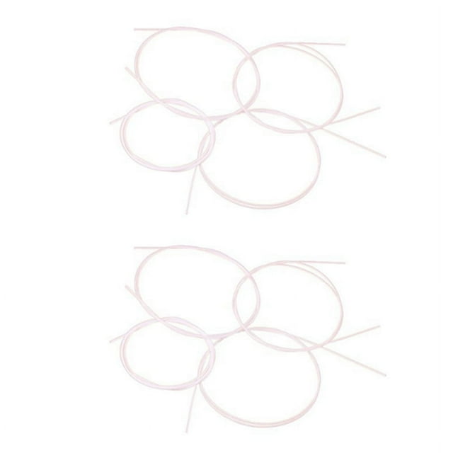 8Pcs White Nylon Ukulele String Set