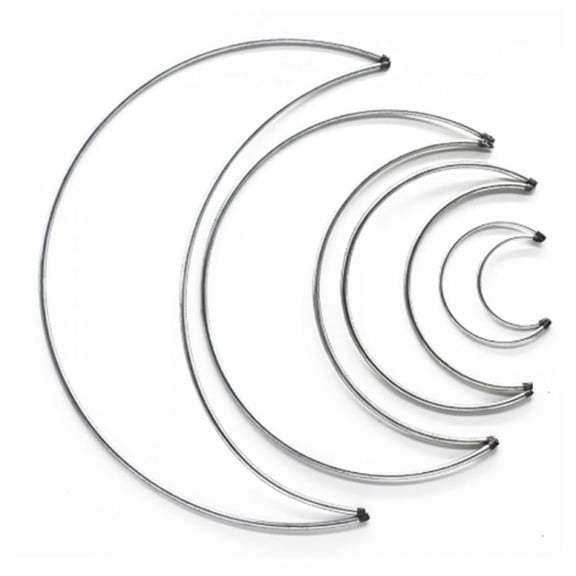 8Pcs Wreath Frame Metal Flower Wreath Frames for New Year Valentines Party Decoration Wedding