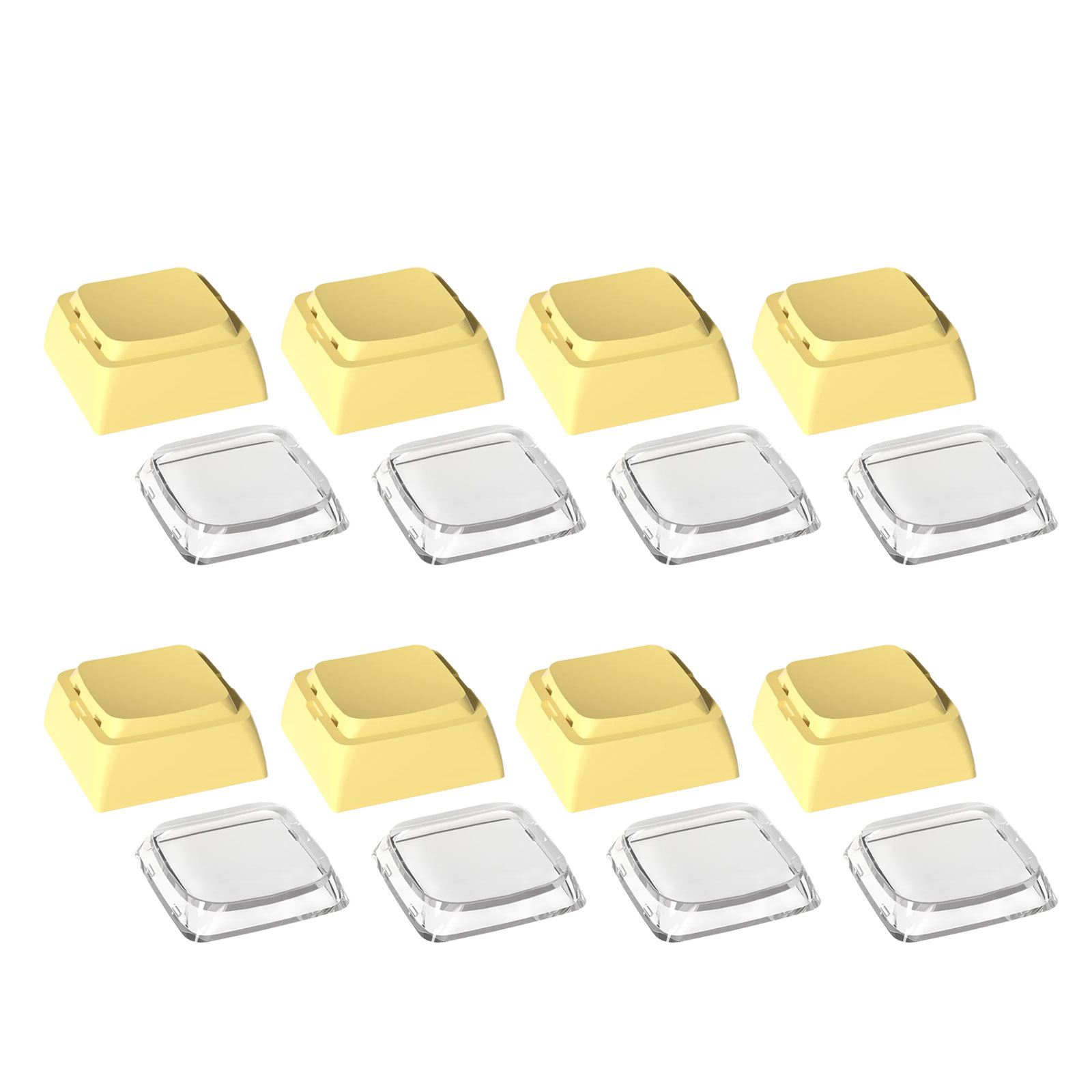 Xda Color 8Pcs XDA Profile PC Keycaps in Optional Color for Mechanical Keyboards ...
