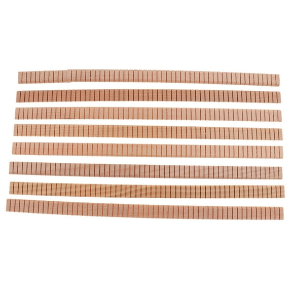 8Pcs/set Wood Guitar Binding Solid Wood Acoustic Guitar Loop DIY Purfling Strips