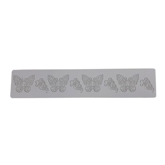 8Piece Butterfly Lace Silicone Fondant Mat Baking Pastry Tool Butterfly Lace Embossing Mat Cake Decors Mold Fondant Mold
