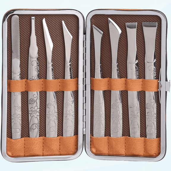 8Pieces Callus Rasp File & Shaver Foot Hard Tough Skin Corn Remover Pedicure Tool