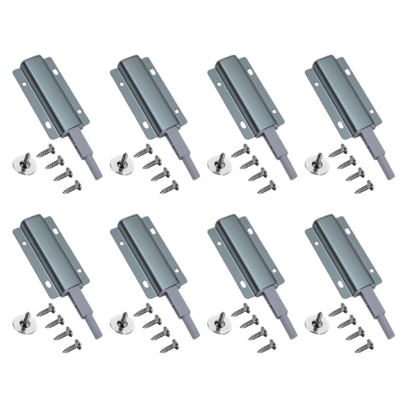8Pieces Magnetic Push to Open Touch Latches for Cupboards And Garbage Door