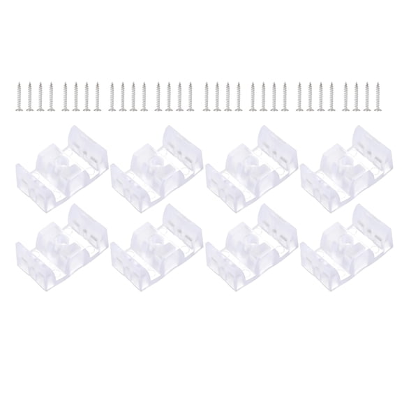 8Pieces Multipurpose Sliding Shower Door Guards Sturdy ABS Materials Bumpers for Frame Glass Door Protective Use