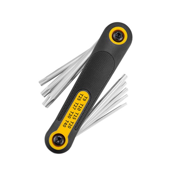 8Pieces/Set Folding Hexagon Key Set Star Wrench for Bicycles Motorcycles and Home Repairs and Professional Maintenance