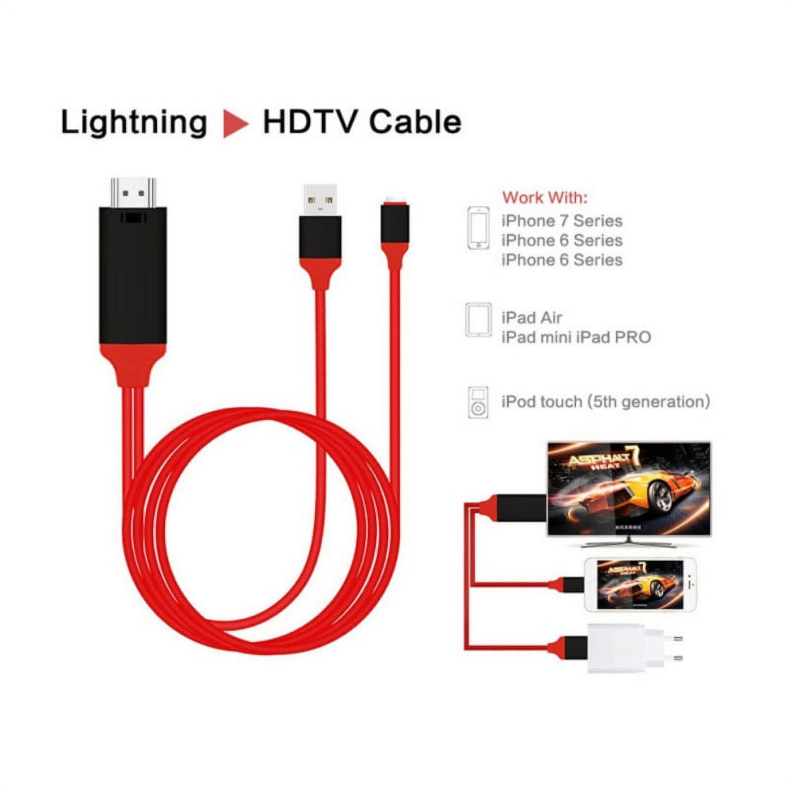 Adaptador HDMI OTG Lightning a AV digital para iPhone/iPad. Levamdar  CZDZ-ST60