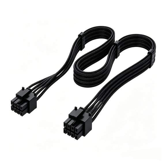 8Pin 6+2Pin Graphics Card Cable For GPU Power Supply Nylon Braided Modular Power Cord 30/50/80Cm
