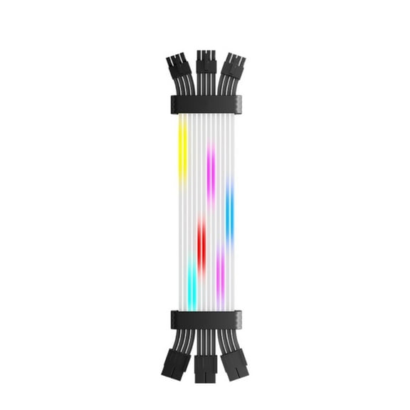 8Pin ARGB Power Extension Cable For Graphics Cards Wireless ARGB Sync Cable for Motherboards Soft Silicone Construction