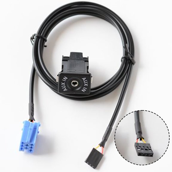 8Pin Aux Audio Cable Adapter for Golf For Passat B5 Made of ABS Material