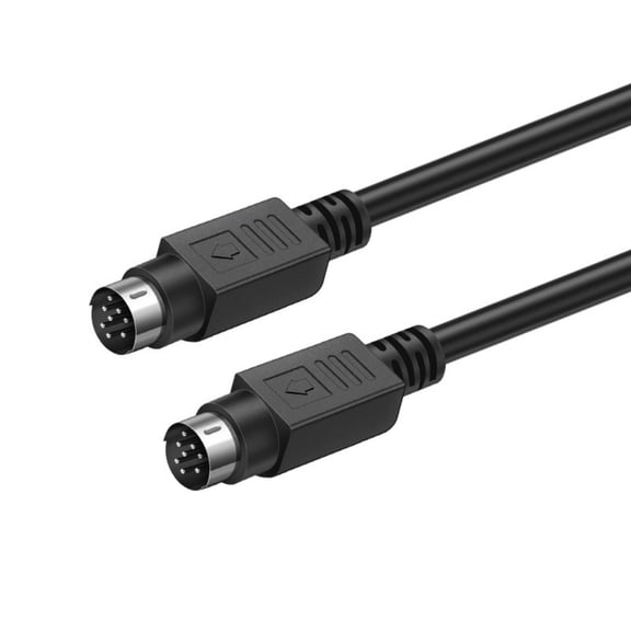8Pin DIN Male to Female/Male Extension Cable Adapter Cable Transmission for Keyboard Gaming Console Accessories