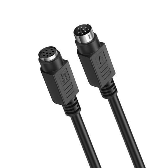 8Pin DIN Male to Female/Male Extension Cable Adapter Cable Transmission for Keyboard Gaming Console Accessories