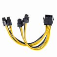 thumbnail image 1 of 8Pin Graphics Card Power Cord 8pin to Two 8pin/6pin Splitter Cord 18AWG, 1 of 12