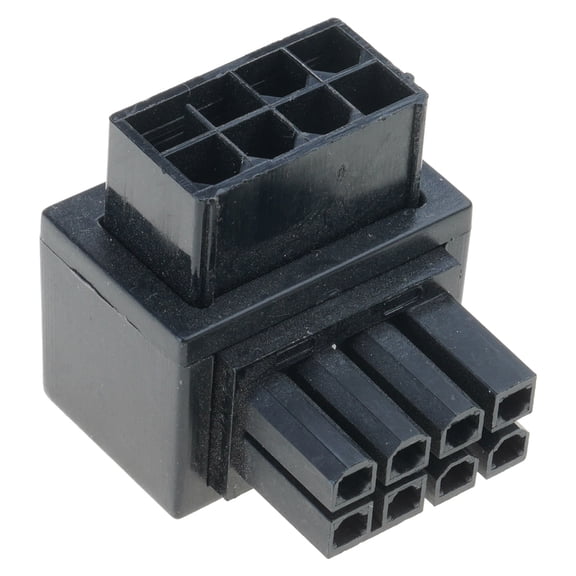 8Pin Male to Female 90 Degree Up Down Angled Power Header Adapter for GPU