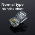 8Pin RJ45 Connector CAT5 CAT5e Cat6 Modular Cable Plugs Socket Network