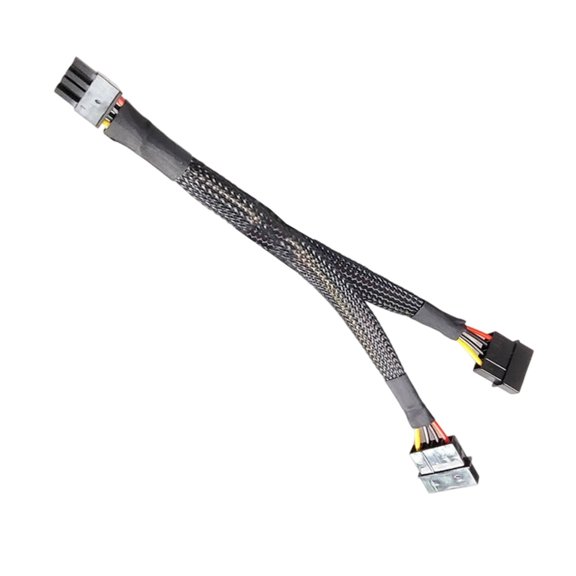 8Pin to 2x4Pin Power Supply Cable for TS540 TD340 Servers Backplane Power Transfer