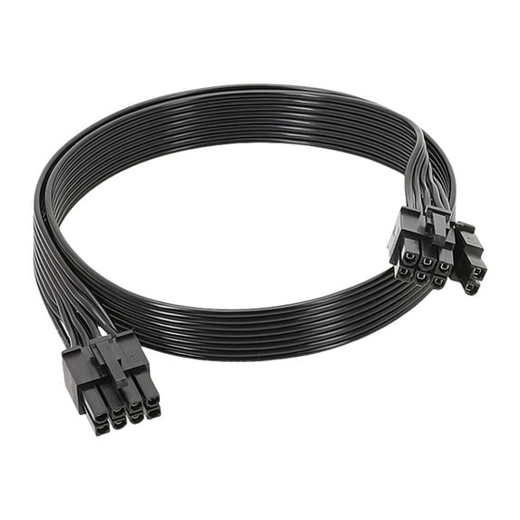 8Pin to 6+2 Pin PCIE Power Cable 50cm Male to Male Cable for Series Graphics Card Support