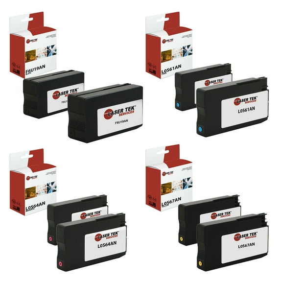 8Pk LTS 952XL BCMY HY Compatible for HP OfficeJet 7740 8210 8216 8218 Ink